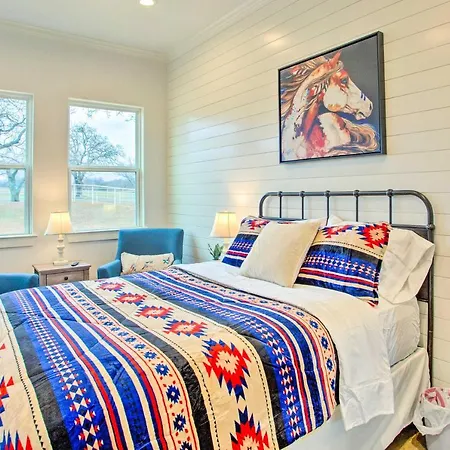Dog-Friendly Texas Ranch With Patio, Horses On-Site Villa